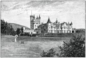 Balmoral Castle from the North-West, Aberdeenshire, Scotland