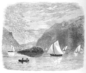 Entrance to the Highlands near Newburgh