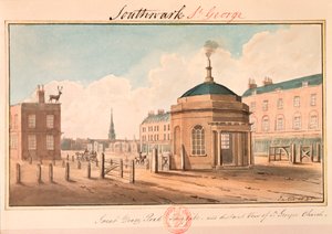 Great Dover Road Turnpike and Distant View of St George