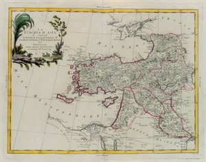 Asian Turkey, Including Antolia, Georgia, Armenia, Kurdestan, Diarbec, Irak-Arabi, Syria, Engraving by G. Zuliani