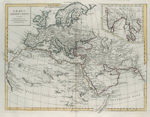 World Known to the Ancients, engraving by G. Zuliani taken from Tome IV of the Newest Atlas published in Venice in 1785 by Antonio Zatta, Private Collection by G. Zuliani