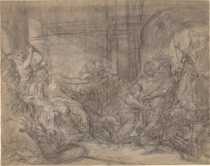 Brutus Condemning His Sons to Death by Gabriel Francois Doyen