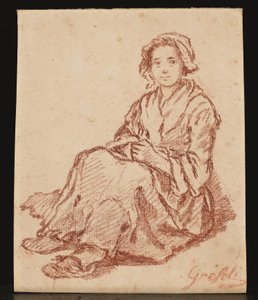 A Seated Woman (Femme assise) by Gabriel Gresly