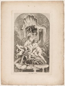 Book of Fountains: No. 2 by Gabriel Huquier
