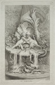 Book of Fountains: No. 3 by Gabriel Huquier