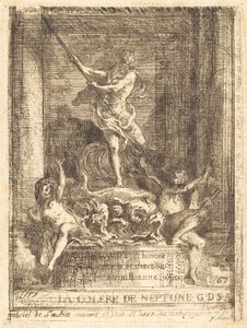 The Anger of Neptune by Gabriel Jacques de Saint Aubin