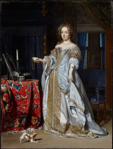 Portrait of Lucia Wijbrants by Gabriel Metsu