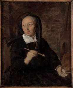 Portrait of a Woman Artist at her Easel