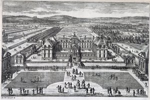 Parc Monceau: general view by Perelle, late 17th century by Gabriel Perelle