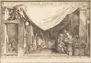 The Shop of M. Périer, Ironwork Merchant, 1767 by Gabriel de Saint Aubin