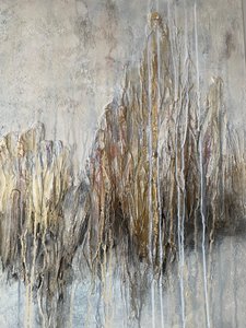 Textured Gold Mountains by Gabriela Aleksandra Szuba