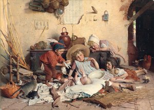 The Little Mom by Gaetano Chierici