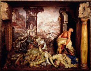 Italy, Florence, The Plague, wax sculpture by Gaetano Giulio Zumbo