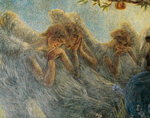 Angels (detail) by Gaetano Previati