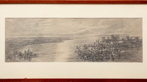 The Branch of Lake Como by Gaetano Previati