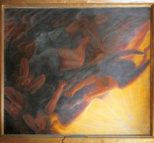 The Fall of the Angels, Triptych Central Panel, 1913