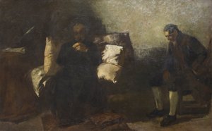 The Last Hours of Carlo Alberto, Oporto by Gaetano Previati