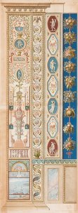 Pilaster Loggia VI (Decoration with Diana of Ephesus) by Gaetano Savorelli