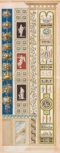 Pilaster Loggia XIII (Decoration with Landscapes and Hunting Scenes) by Gaetano Savorelli