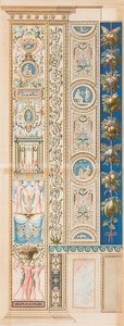 Pilaster Loggia X (Decoration Supported by a Group) by Gaetano Savorelli