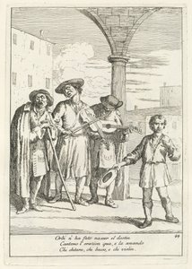 Street Entertainer by Gaetano Zompini