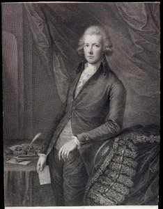 The Right Hon William Pitt the younger by Gainsborough (after) Dupont