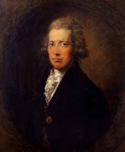 Portrait of William Pitt the Younger, British Statesman, c. 1787 by Gainsborough Dupont