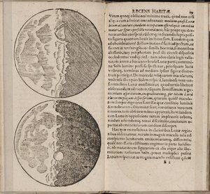 Leaf of Book Sidereus Nuncius by Galileo Galilei, 1610