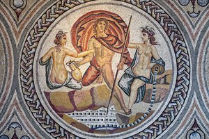 Mosaic of Hylas and the Nymphs
