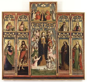 Polyptych of the Assumption of the Virgin by Gandolfino da Roreto