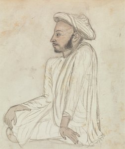 Man Sitting Crosslegged
