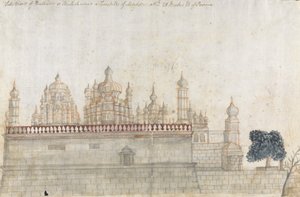 Side View of Bulliter or Bulishwur, a Temple of Mahdew