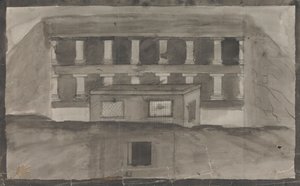Temple Entrance, Ellora by Gangaram Chintaman Tambat