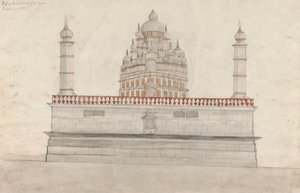 West or Back View of Bullishwur by Gangaram Chintaman Tambat