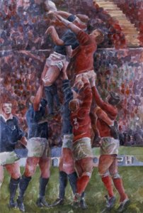 Rugby International, Wales V Scotland by Gareth Lloyd Ball
