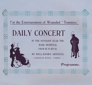 Advert For A Concert, 1917 by Garratt and Atkinson