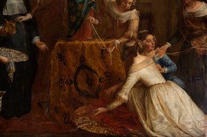 The Archduke Isabel of Spain Giving Her Jewelry to the Basilicum Saint-Martin of Halle