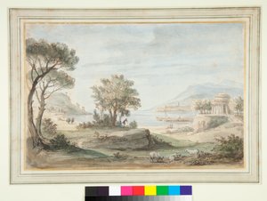 Landscape with a Round Temple