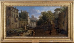 Via Capo le Case by Gaspar van Wittel