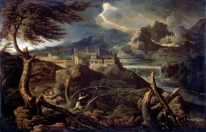 Landscape with Lightning