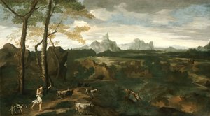 Landscape with a Herdsman and Goats
