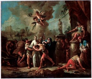 The Martyrdom of Saint Lawrence by Gaspare Diziani