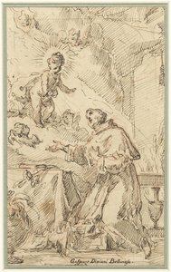 The Christ Child Appears to St. Anthony of Padua by Gasparo Diziani