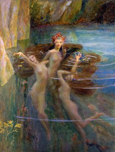 Water Nymphs by Gaston Bussiere