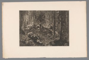Forest Landscape by Gaston Coindre