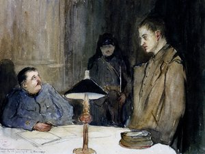 Interrogation of German Prisoner by Gaston Hippolyte Boucart