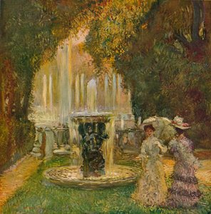 The Great Waters at Versailles, The Water Alley by Gaston La Touche