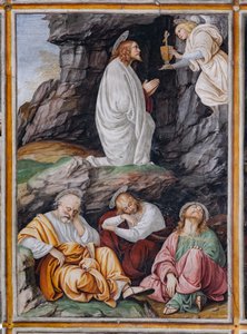 Christ praying in the Garden of Gethsemane (detail) by Gaudenzio Ferrari