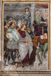Jesus before Pilate (detail)
