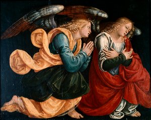 Praying angels